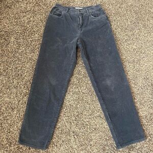 Jones new york blue corduroy jeans pants baggy vintage